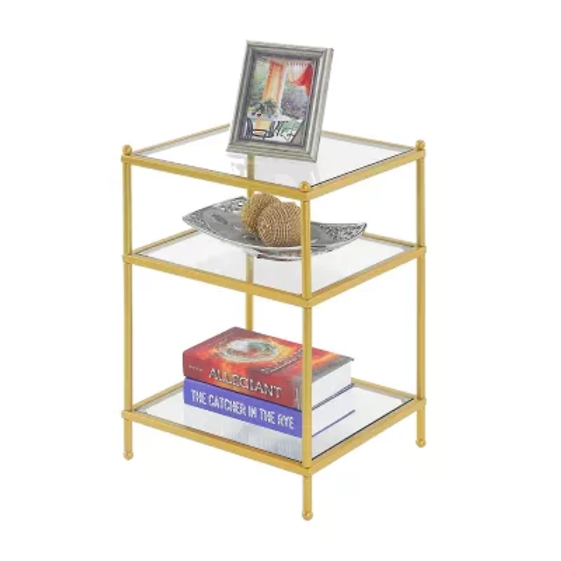 Royal Crest Glass End Table