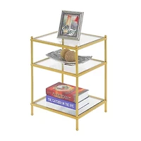 Royal Crest Glass End Table