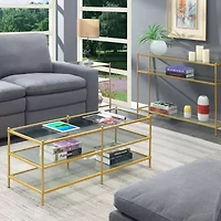 Royal Crest 3-Tier Coffee Table