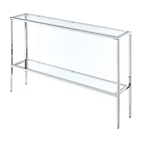 Nadia Glass Console Table
