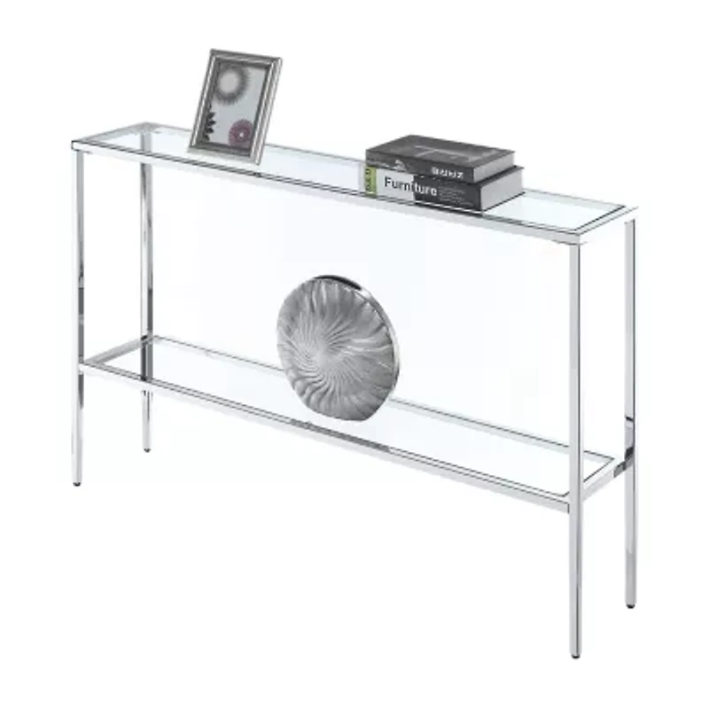 Nadia Glass Console Table
