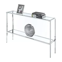 Nadia Glass Console Table
