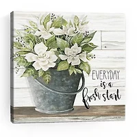 Lumaprints Everyday Is A Fresh Start Giclee Canvas Art