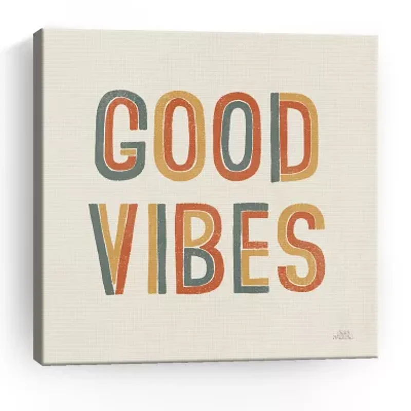 Lumaprints Retro Words I Giclee Canvas Art