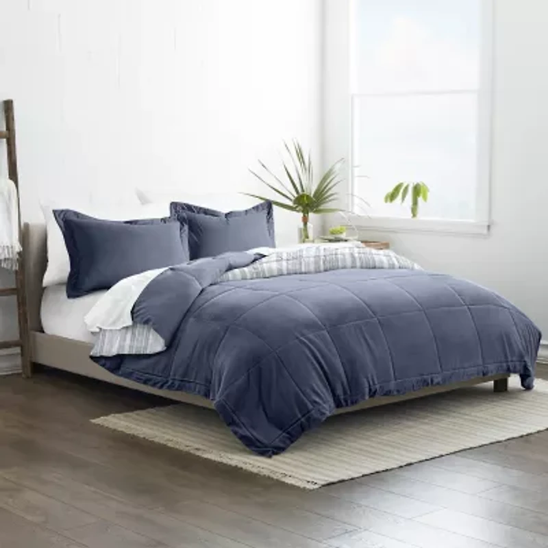 Casual Comfort Premium Down Alternative Farmhouse Dreams Reversible Comforter Set