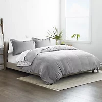 Casual Comfort Premium Down Alternative Moonlight Stars Reversible Comforter Set