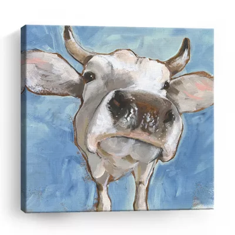 Lumaprints Cattle Close-Up I Giclee Canvas Art