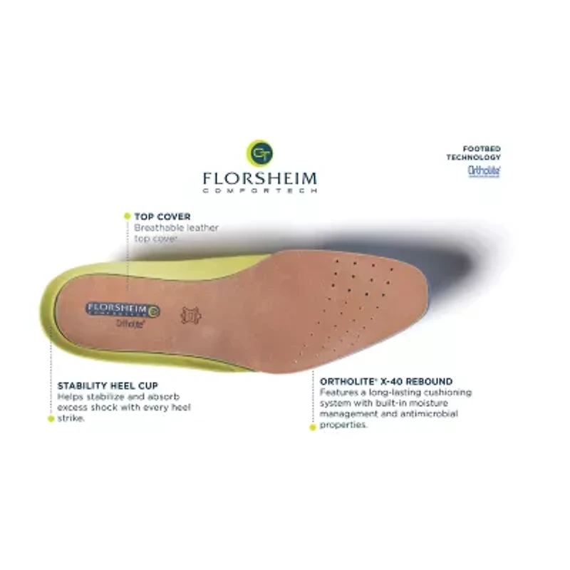 Florsheim Center Mens Cap Closed Toe Oxford Shoes