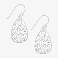 Silver Treasures Sterling Silver Drop Earrings
