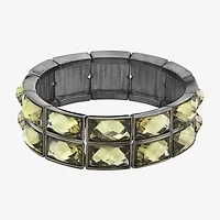 1928 Black Tone Womens Stretch Bracelet