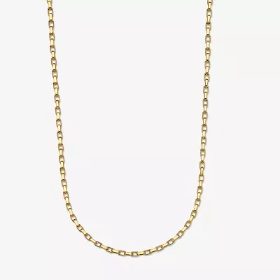 Unisex Adult 14K Gold 24 Inch Box Chain Necklace