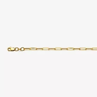 Womens 18 - 20 Inch 14K Gold Link Necklace Paperclip