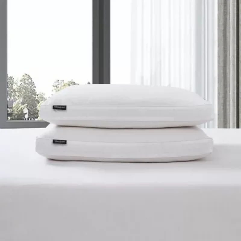 Beautyrest Tencel 2pack Allergen Barrier Down 2 Pack Firm Density Bed Pillow