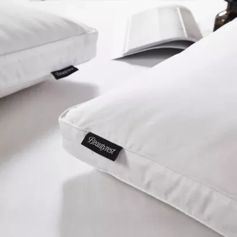 Beautyrest Tencel 2pack Allergen Barrier Down 2 Pack Firm Density Bed Pillow