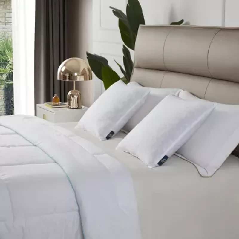 Serta® Cotton 2-Pack Medium Density Bed Pillow