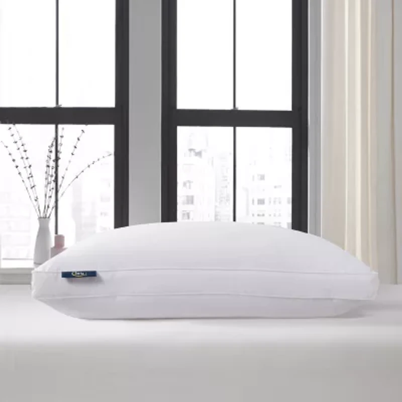 Serta® Tencel Cotton Allergen Barrier Down Firm Density Bed Pillow