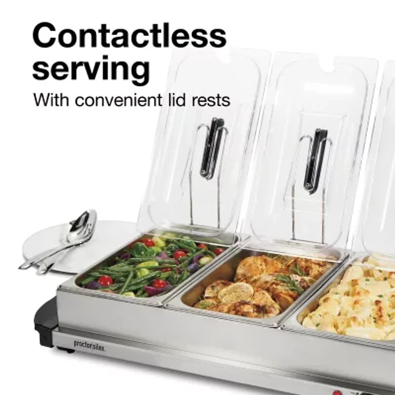 Proctor Silex Triple Buffet Server