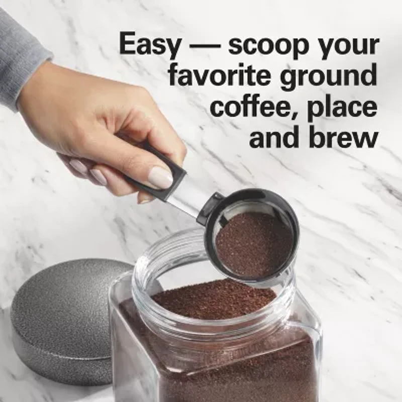 Hamilton Beach The Scoop Single Serve Coffee Maker with Removable Reservoir