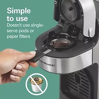 Hamilton Beach The Scoop Single Serve Coffee Maker with Removable Reservoir