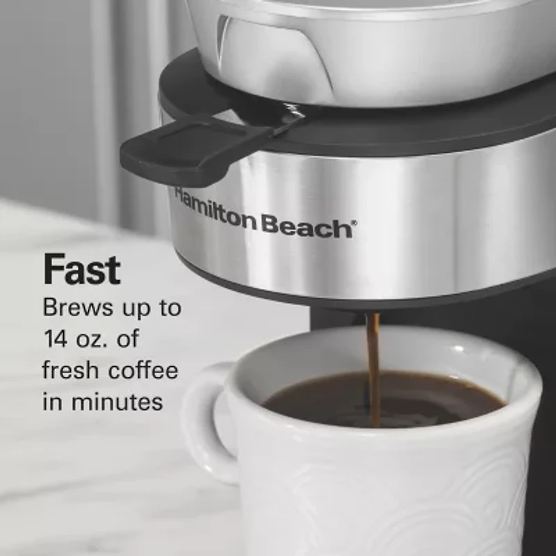 Hamilton Beach The Scoop Single Serve Coffee Maker with Removable Reservoir