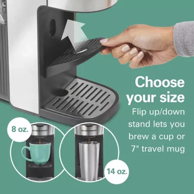 Hamilton Beach The Scoop Single Serve Coffee Maker with Removable Reservoir