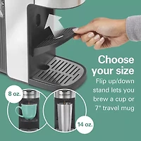 Hamilton Beach The Scoop Single Serve Coffee Maker with Removable Reservoir