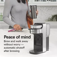 Hamilton Beach The Scoop Single Serve Coffee Maker with Removable Reservoir