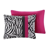 Mi Zone Gemma Zebra Comforter Set with decorative pillow
