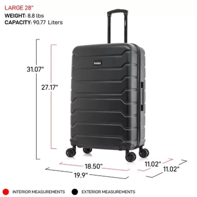 Inusa Trend 28 Inch Hardside Lightweight Luggage