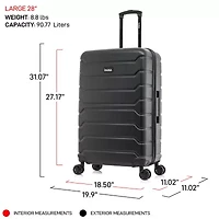 Inusa Trend 28 Inch Hardside Lightweight Luggage