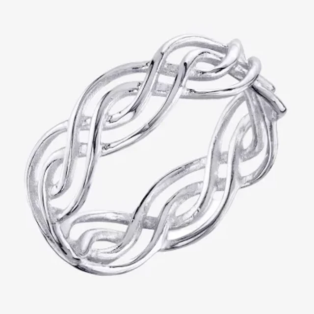 Footnotes Believe Womens Sterling Silver Band at Hamilton Place in