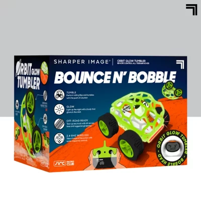 Sharper Image Orbit Tumbler Glow In The Dark 2-pc. Remote Control Car