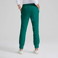 Grey's Anatomy™ by Barco Classic Grp534 Kira 5-Pocket Mid-Rise Jogger Womens Plus Tall Moisture Wicking Scrub Pant