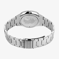 Bering Mens Silver Tone Stainless Steel Bracelet Watch 17240