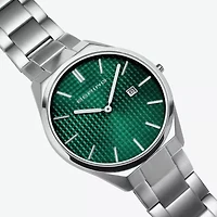 Bering Mens Silver Tone Stainless Steel Bracelet Watch 17240