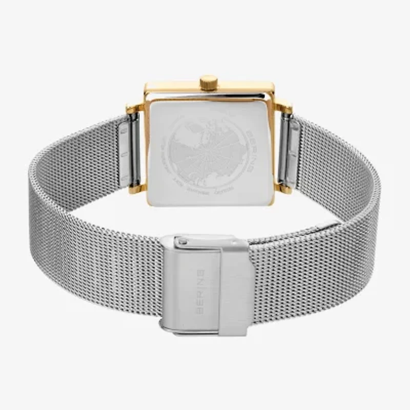 Bering Womens Silver Tone Stainless Steel Bracelet Watch 18226-010