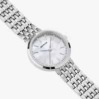 Bering Womens Silver Tone Stainless Steel Bracelet Watch 19126-700