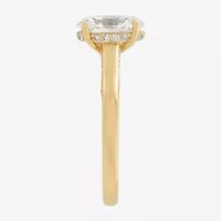 (H-I / Si1-Si2) Womens 1 3/4 CT. T.W. Lab Grown White Diamond 10K Gold Oval Band