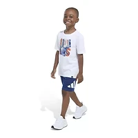 adidas Toddler Boys 2-pc. Short Set