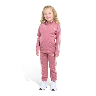 adidas Tricot Toddler Girls 2-pc. Pant Set