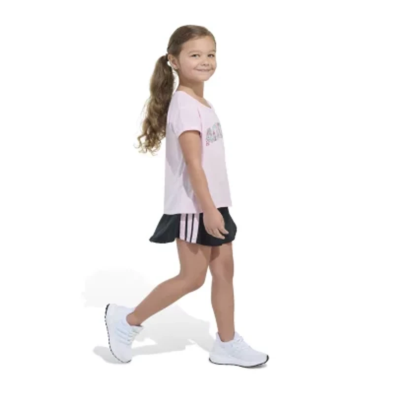 adidas Toddler Girls 2-pc. Skort Set
