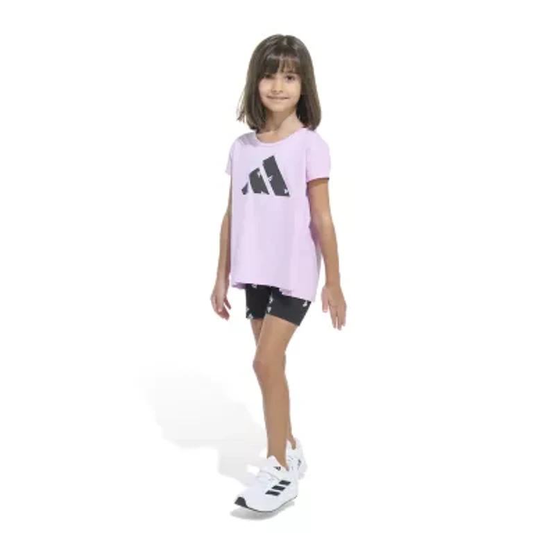 adidas Toddler Girls 2-pc. Short Set