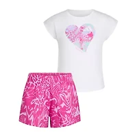 adidas Toddler Girls 2-pc. Short Set