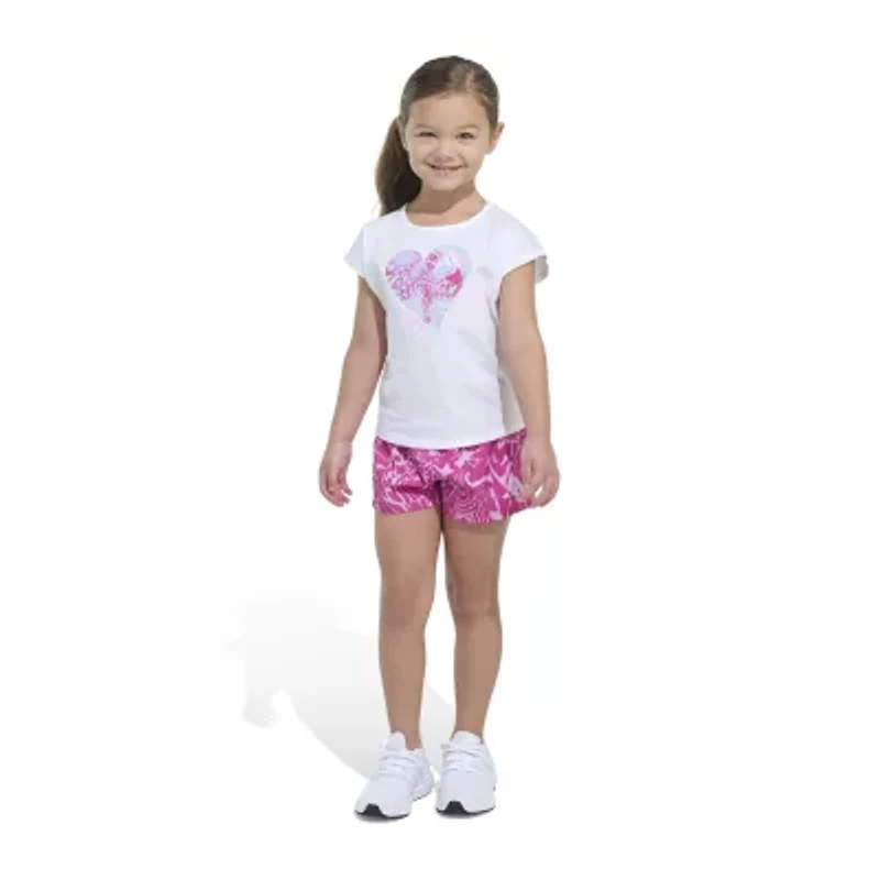 adidas Toddler Girls 2-pc. Short Set