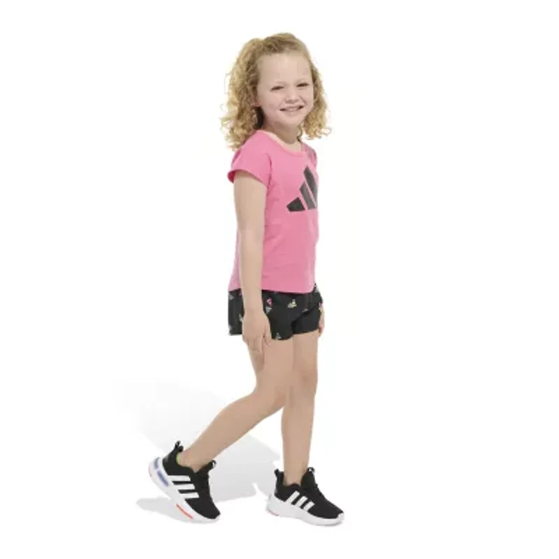 adidas Toddler Girls 2-pc. Short Set