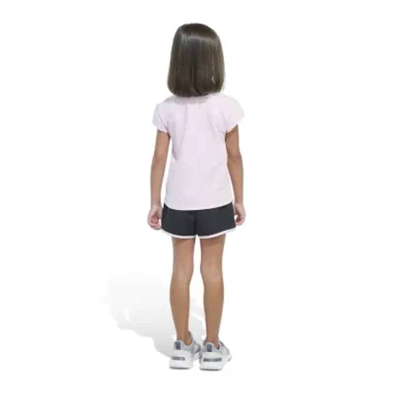 adidas Toddler Girls 2-pc. Short Set