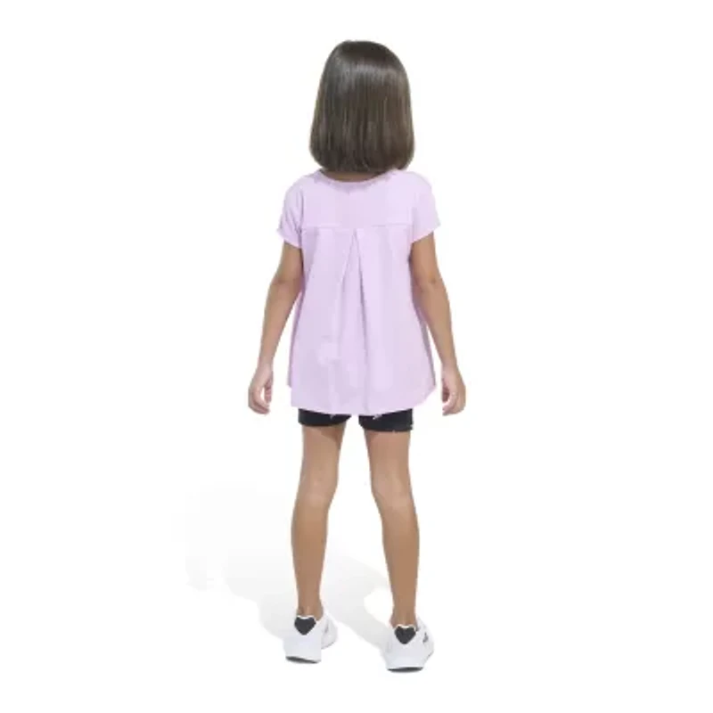 adidas Little Girls 2-pc. Short Set