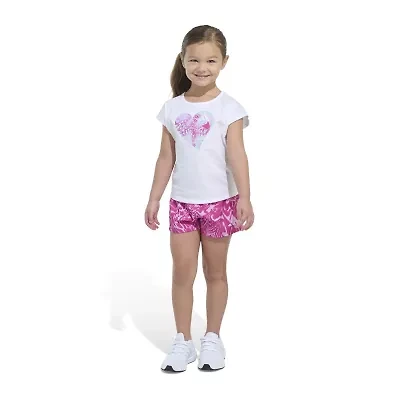 adidas Little Girls 2-pc. Short Set