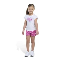 adidas Little Girls 2-pc. Short Set