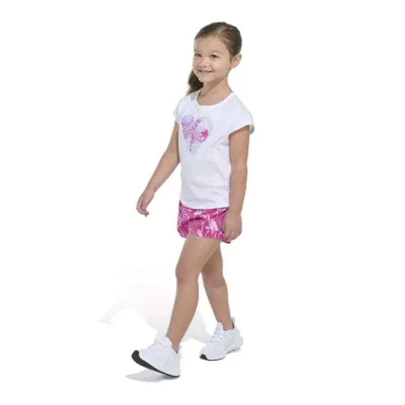 adidas Little Girls 2-pc. Short Set